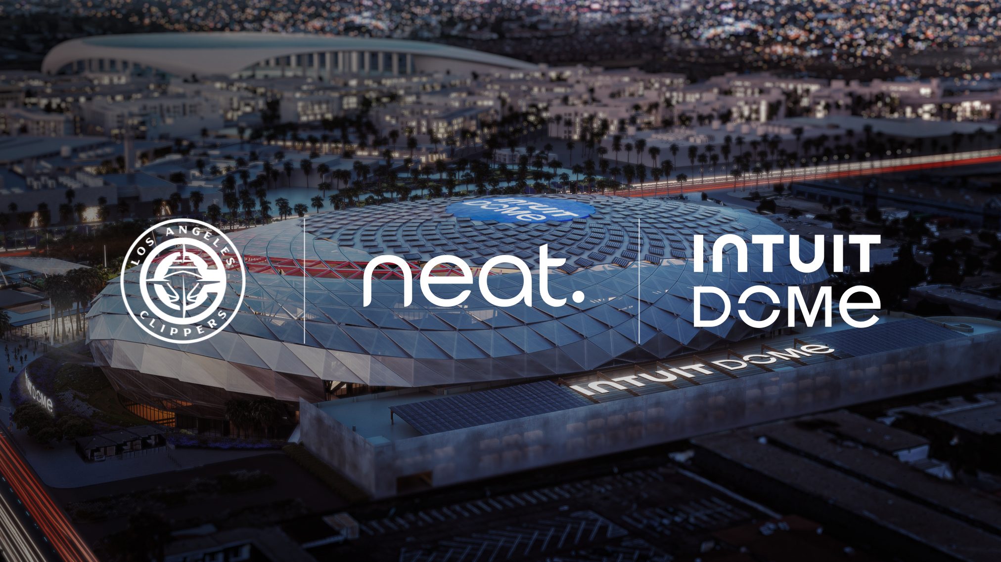 Neat 成为洛杉矶快船队及其新主场 Intuit Dome 的官方视频设备合作伙伴